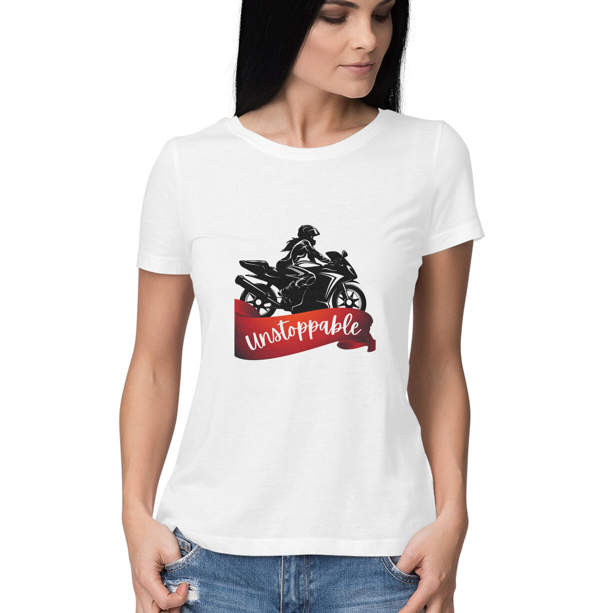 Unstoppable-light shade Women's tee