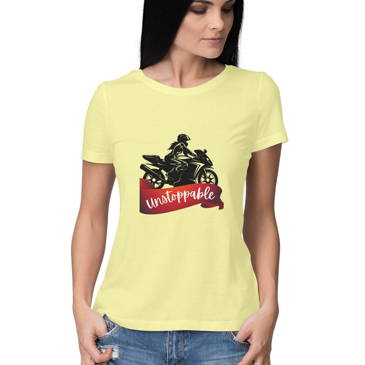 Unstoppable-light shade Women's tee