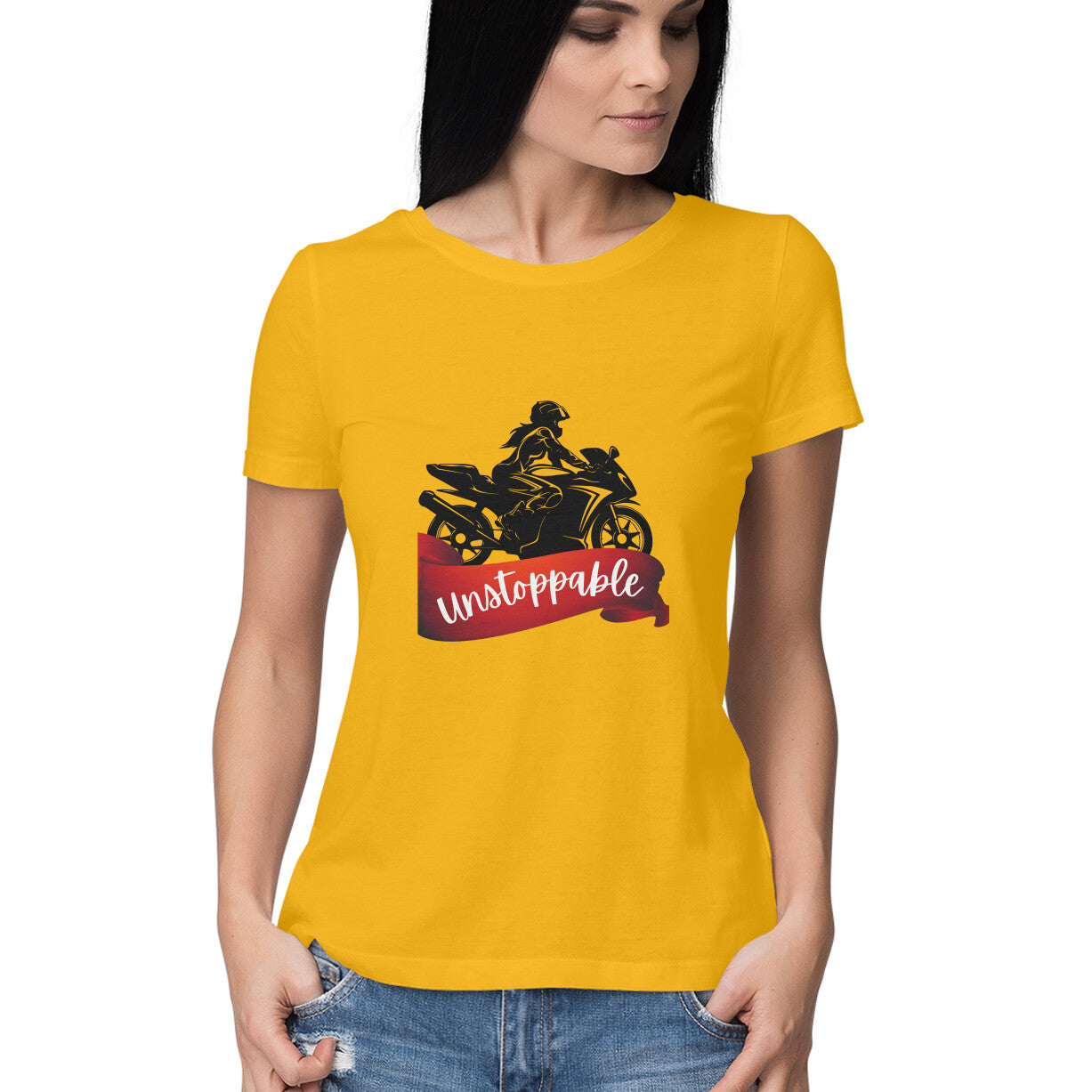 Unstoppable-light shade Women's tee