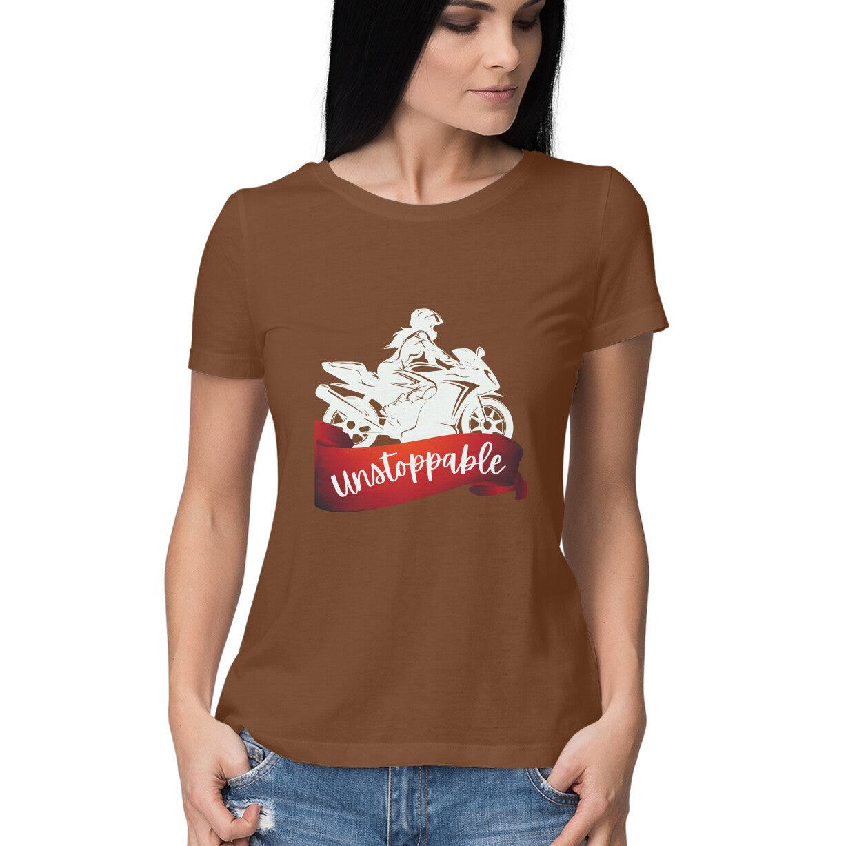 Unstoppable-dark shade Women's tee