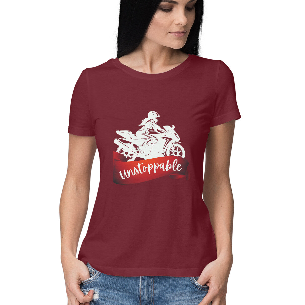 Unstoppable-dark shade Women's tee