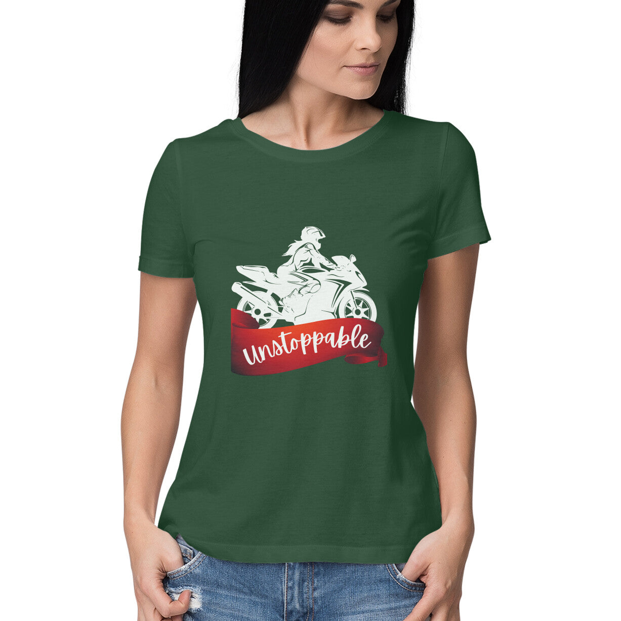 Unstoppable-dark shade Women's tee