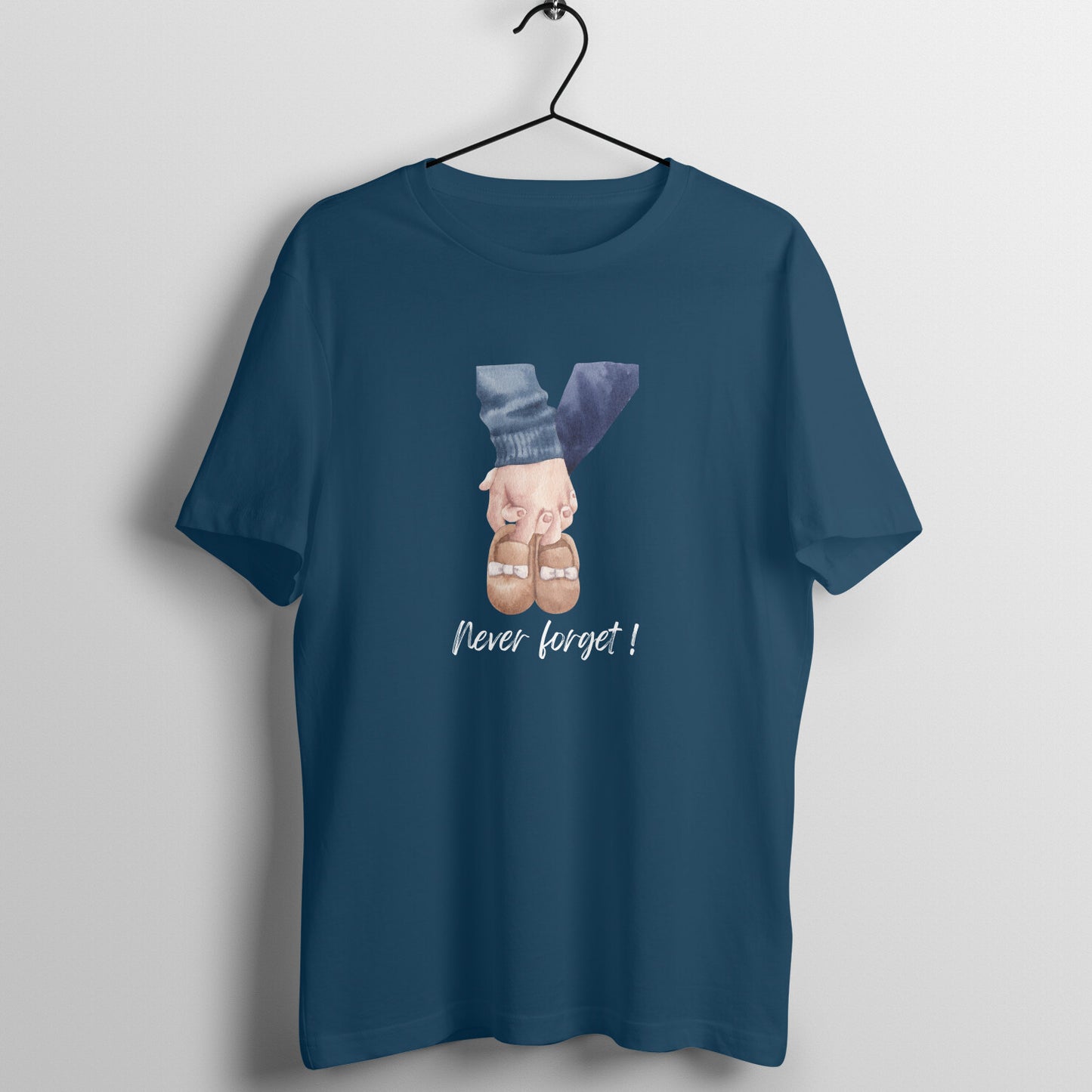 Never forget-Oversized dark tee