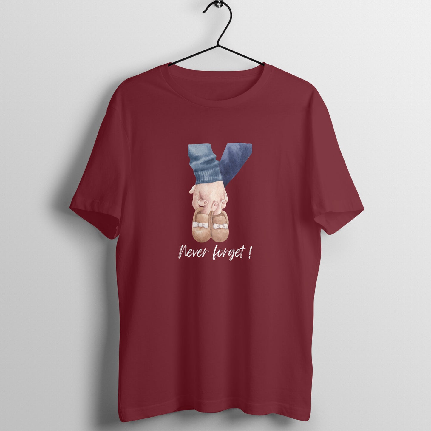 Never forget-Oversized dark tee