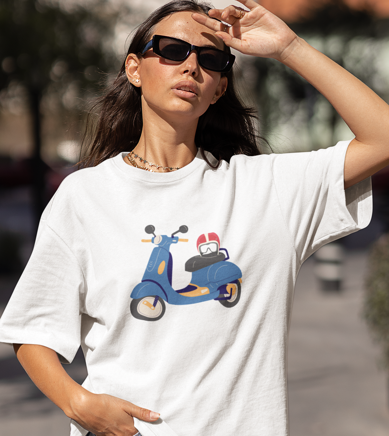 Scooter and me Oversized tee