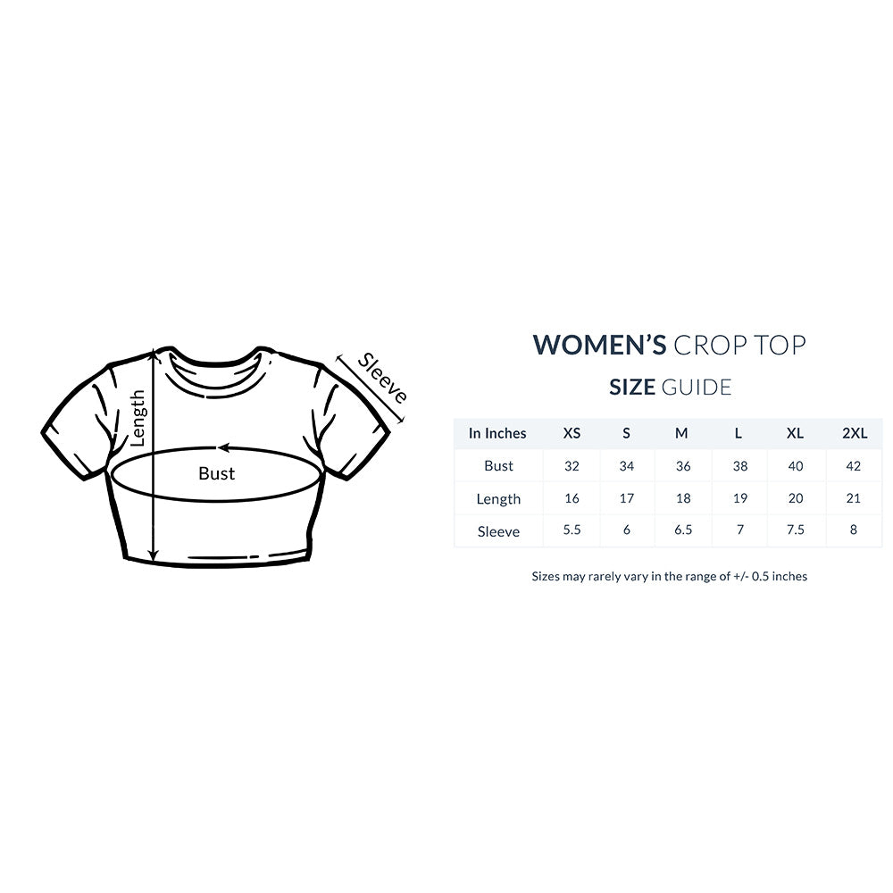 He first loved' Women's crop top