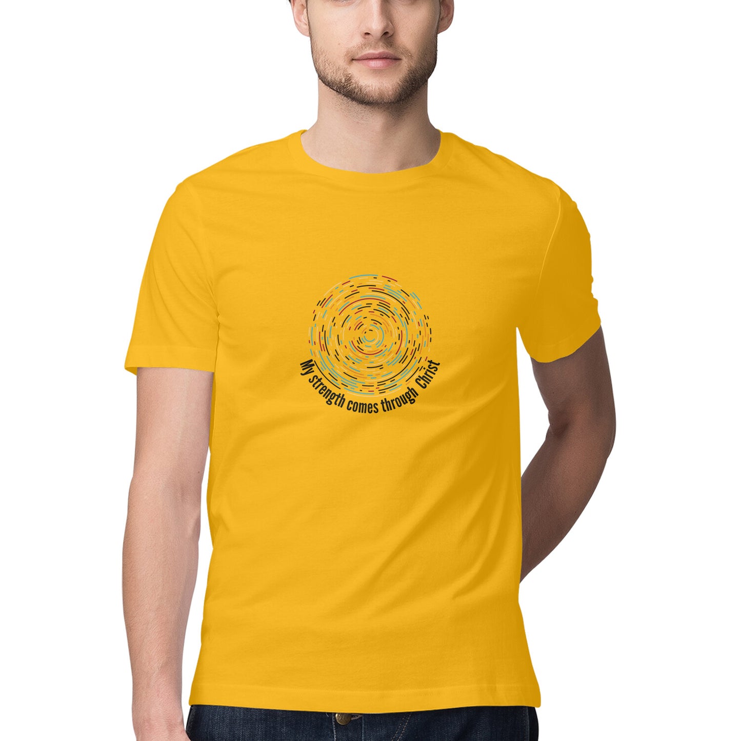'My strength thru Christ' Men's tee