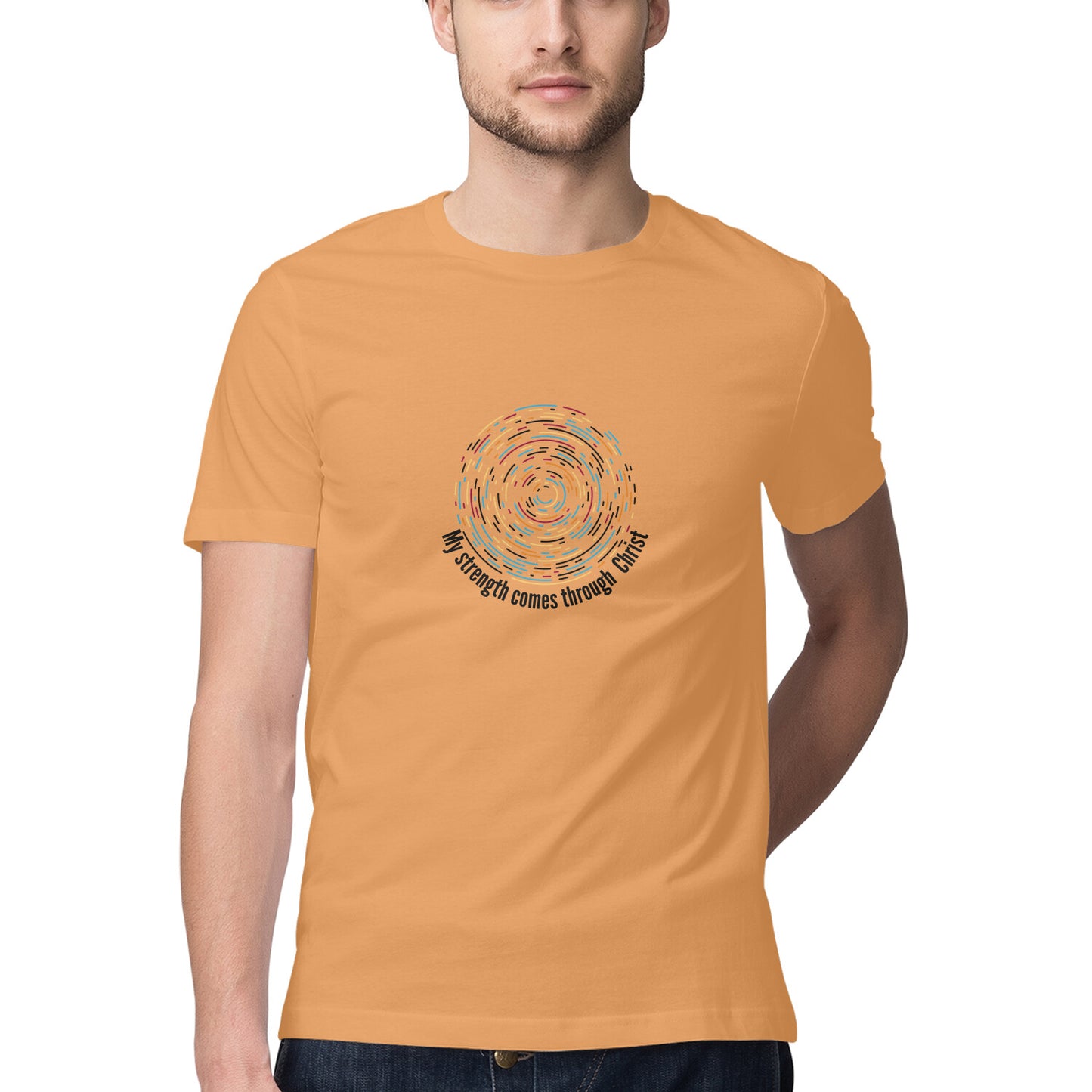 'My strength thru Christ' Men's tee