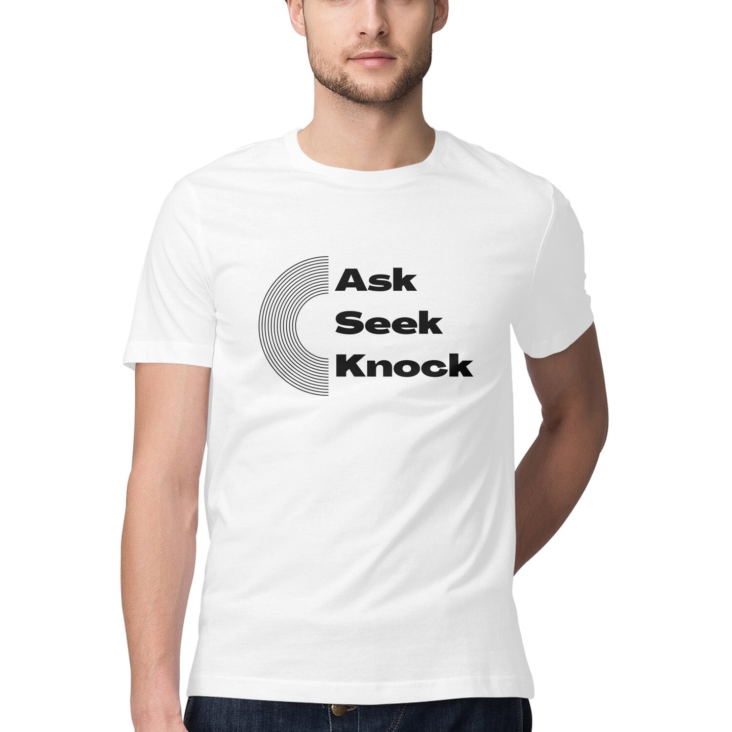 Ask, Seek, Knock' Men's tee