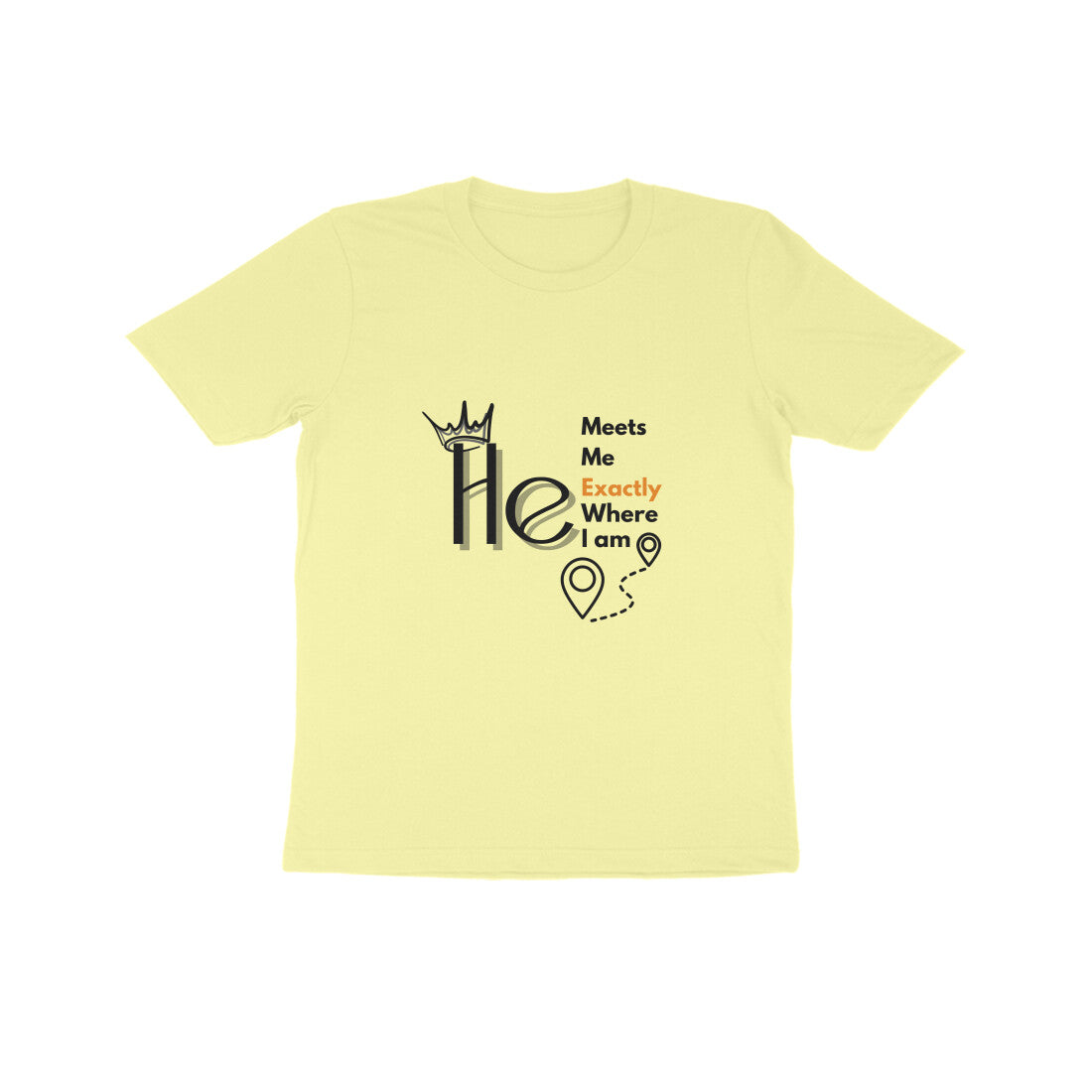 He meets me' kids tee