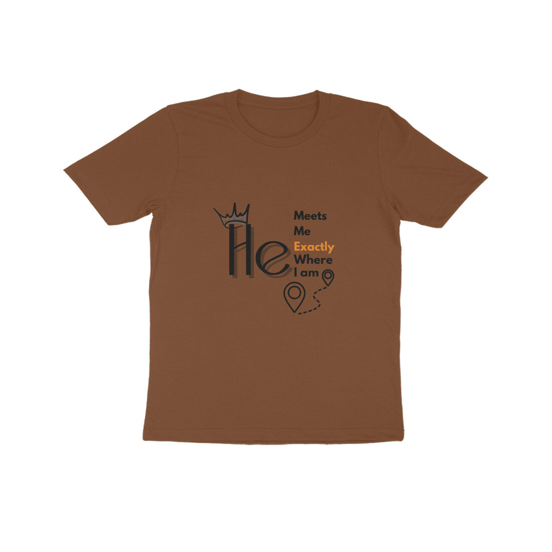 He meets me' kids tee