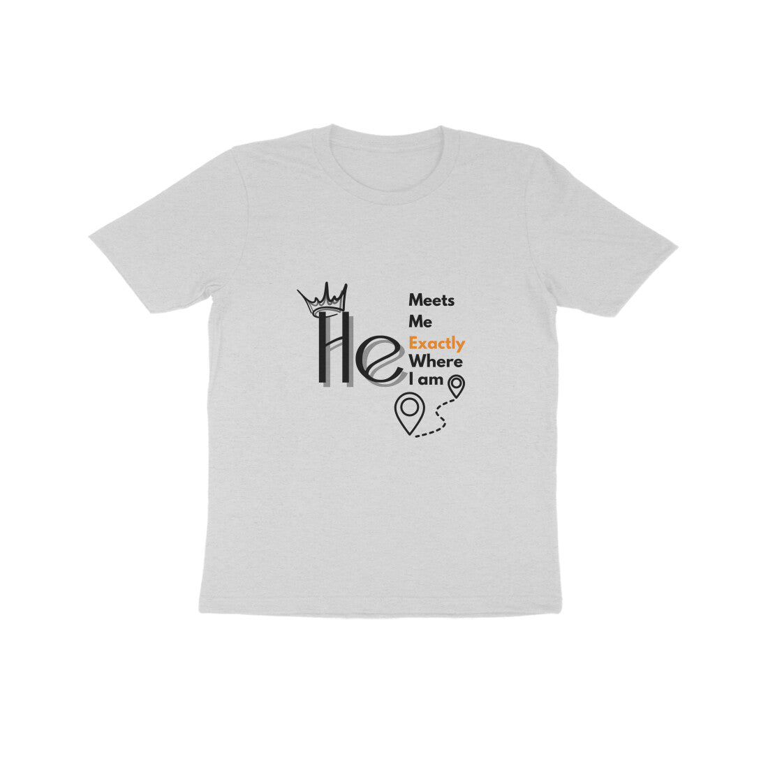He meets me' kids tee