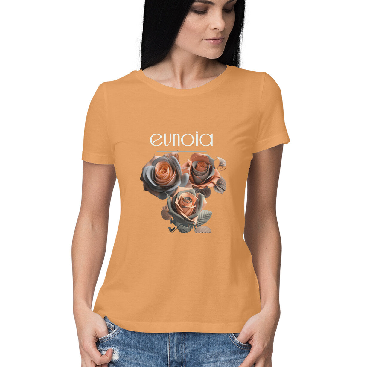 Eunoia -Women's tee in dark colors