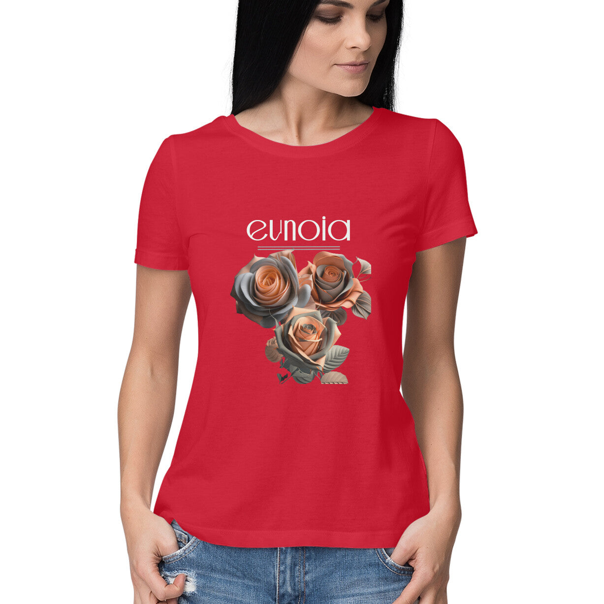 Eunoia -Women's tee in dark colors