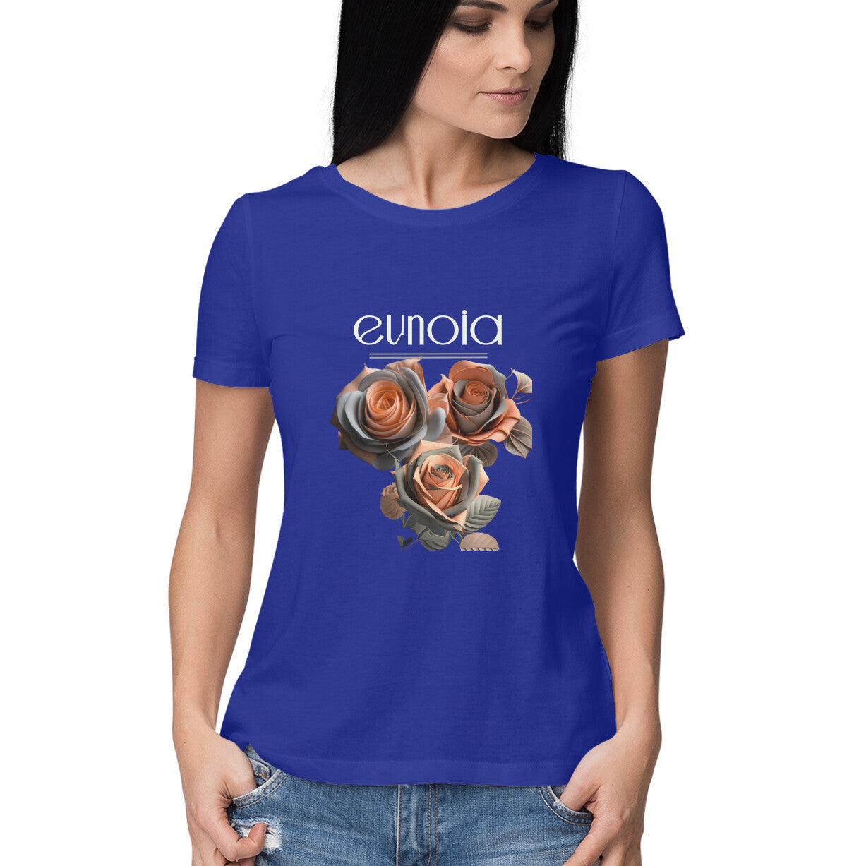 Eunoia -Women's tee in dark colors
