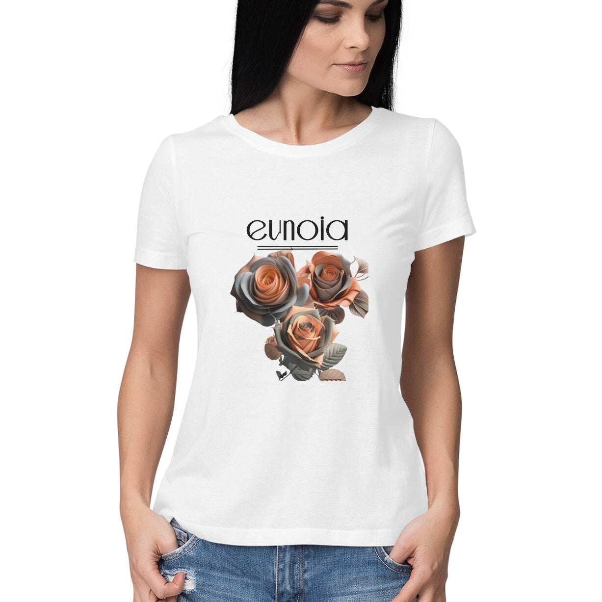 Eunoia tee in light colors