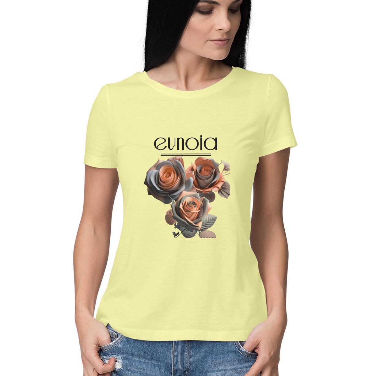 Eunoia tee in light colors