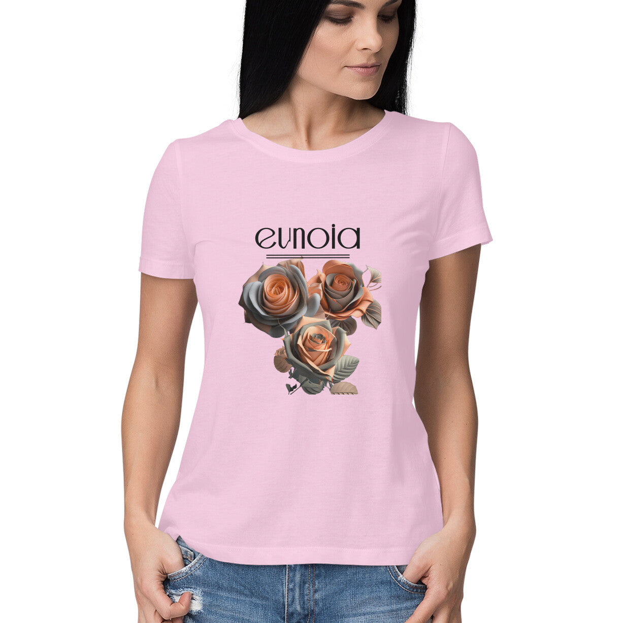 Eunoia tee in light colors