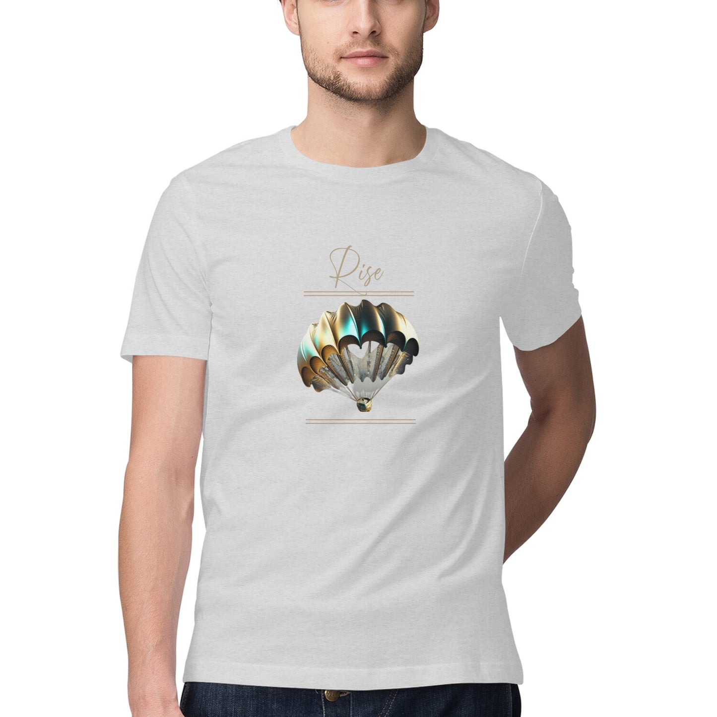 Rise-Men's tee in dark colors