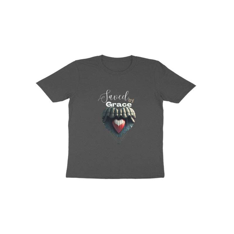 Saved by grace- Toddlers tee in dark colors