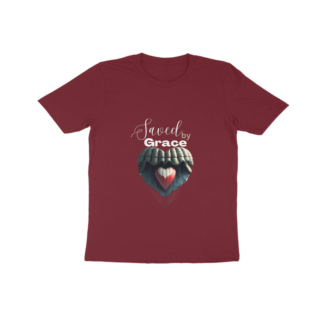 Saved by grace- Kids tee in dark colors