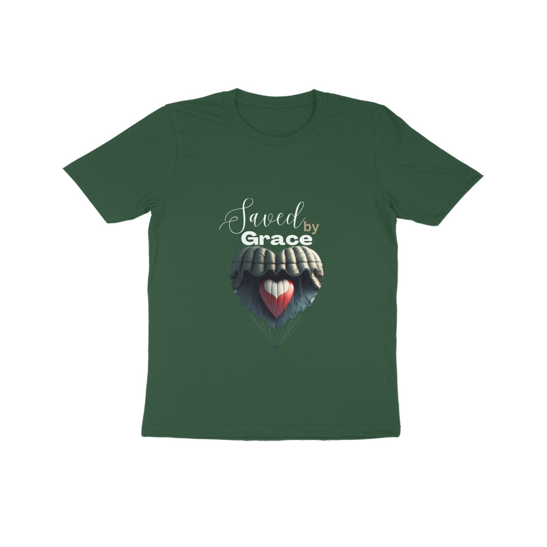Saved by grace- Kids tee in dark colors
