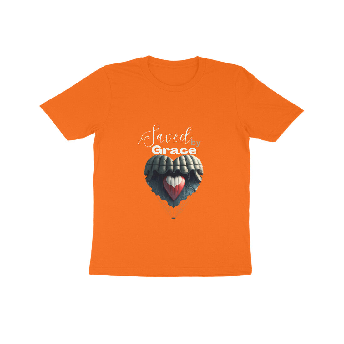 Saved by grace- Kids tee in dark colors