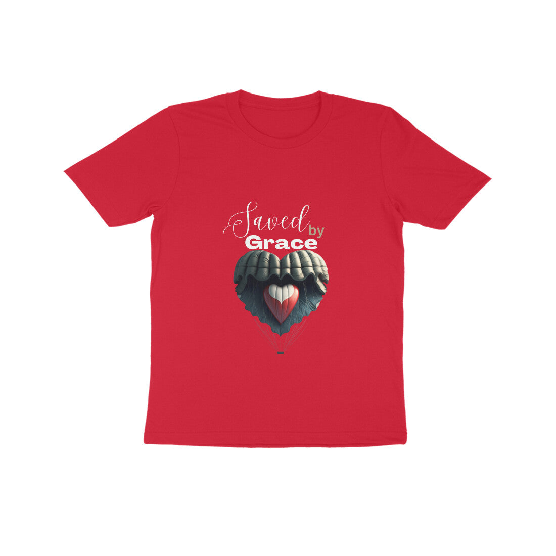 Saved by grace- Kids tee in dark colors