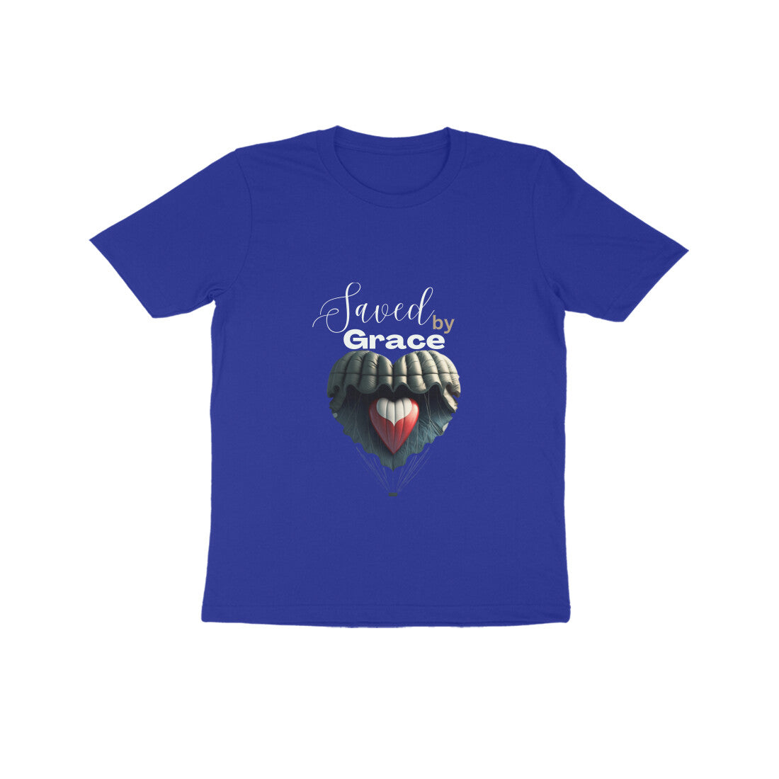 Saved by grace- Kids tee in dark colors