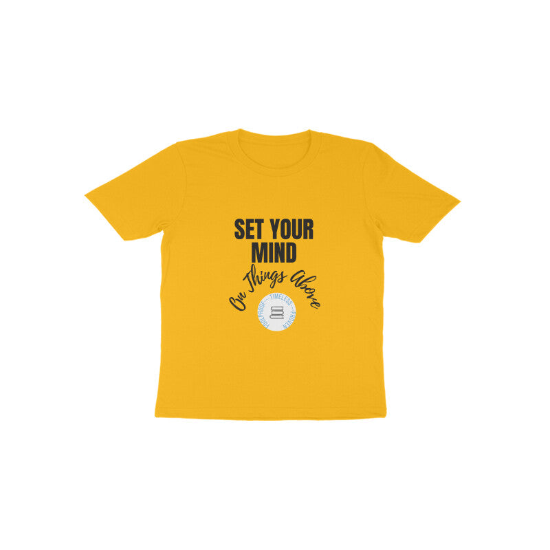 Set your mind' Toddlers tee