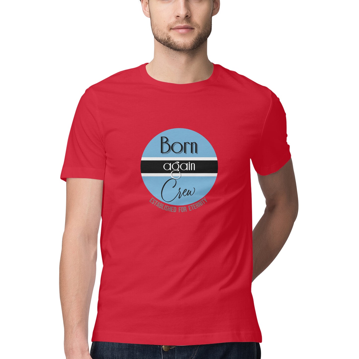 Born again crew Men's tee