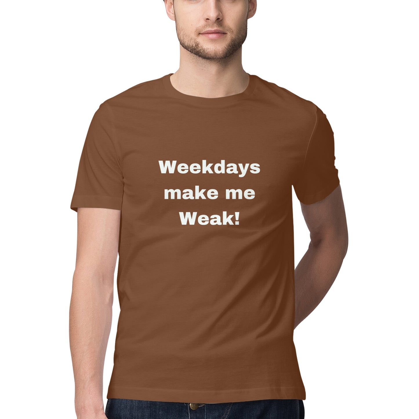 Weekdays' Men's tee in dark colors