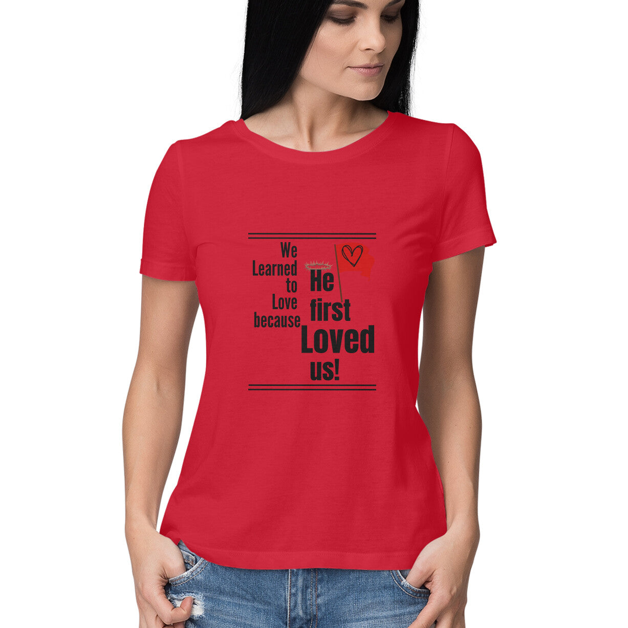 We learned' Women's tee