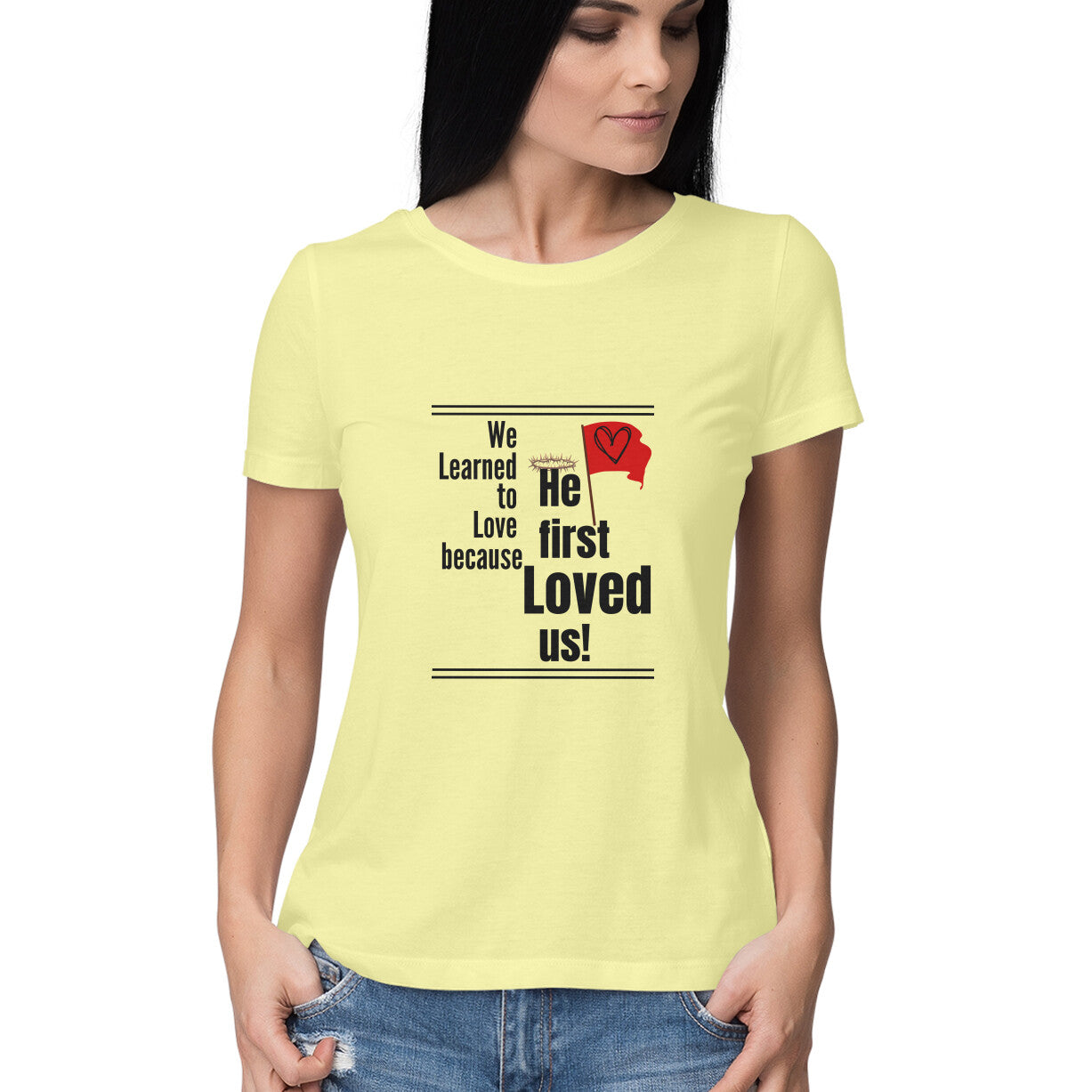 We learned' Women's tee