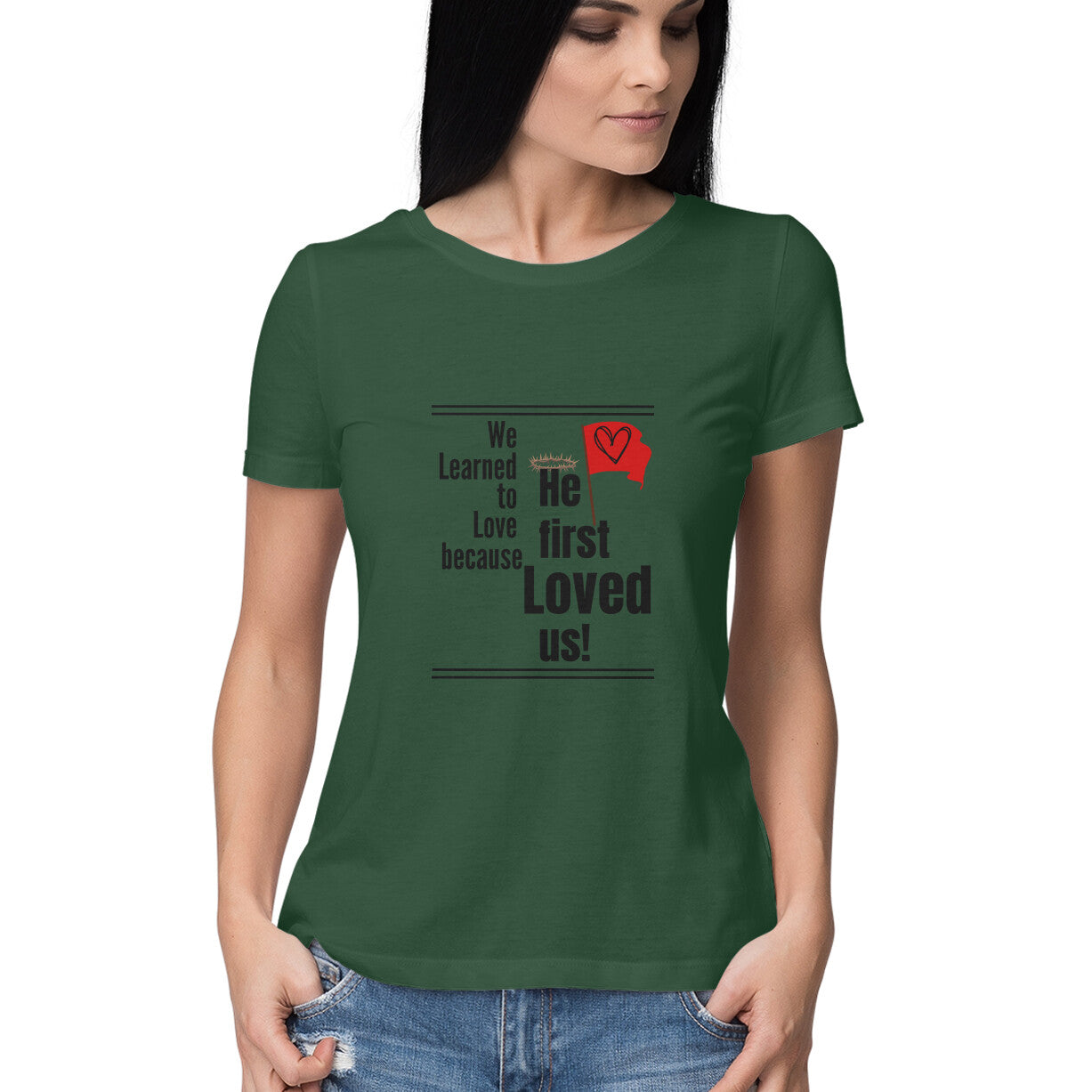 We learned' Women's tee