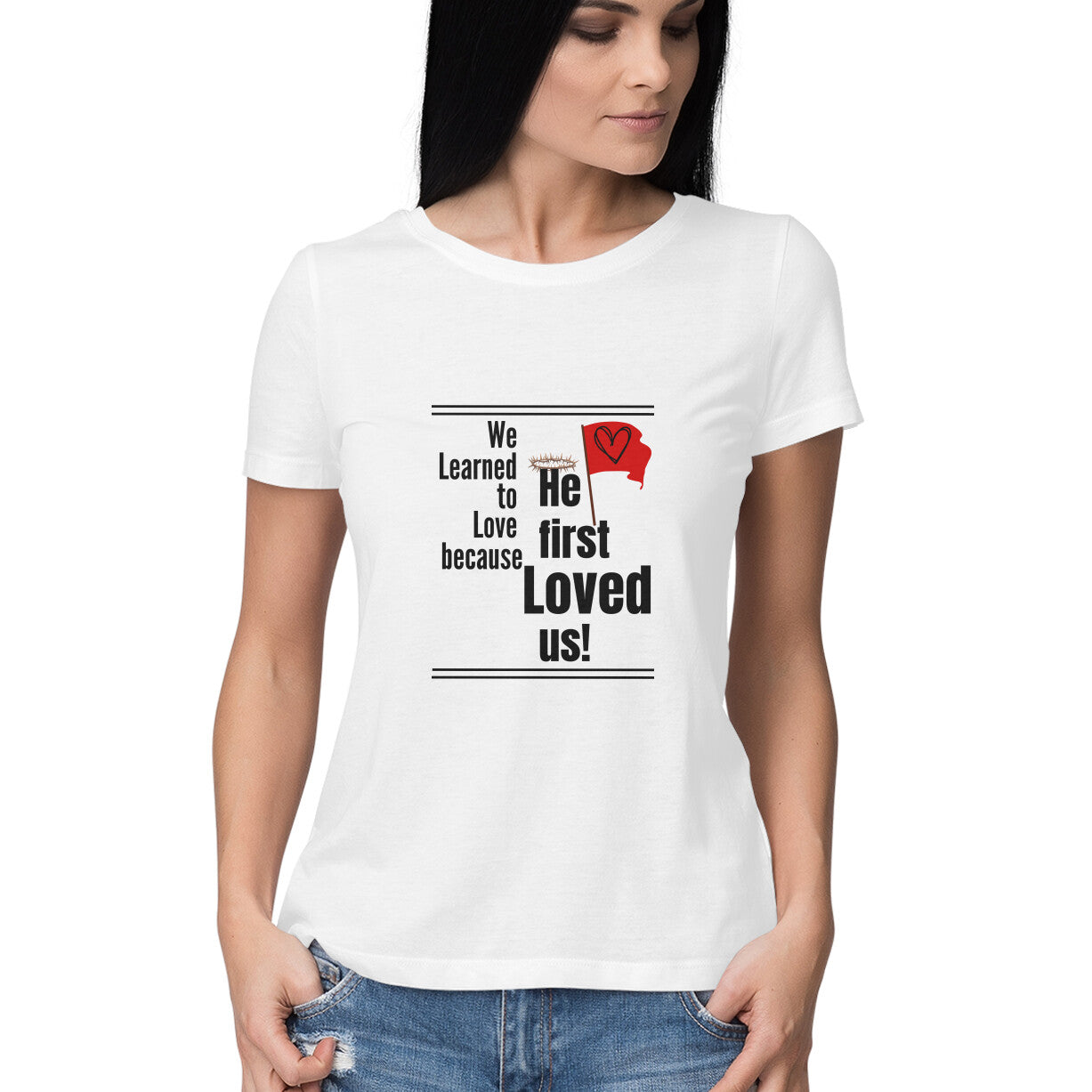 We learned' Women's tee