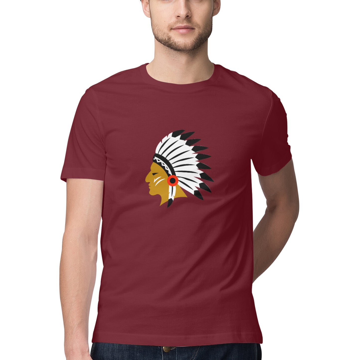 Red Indian' Men's tee