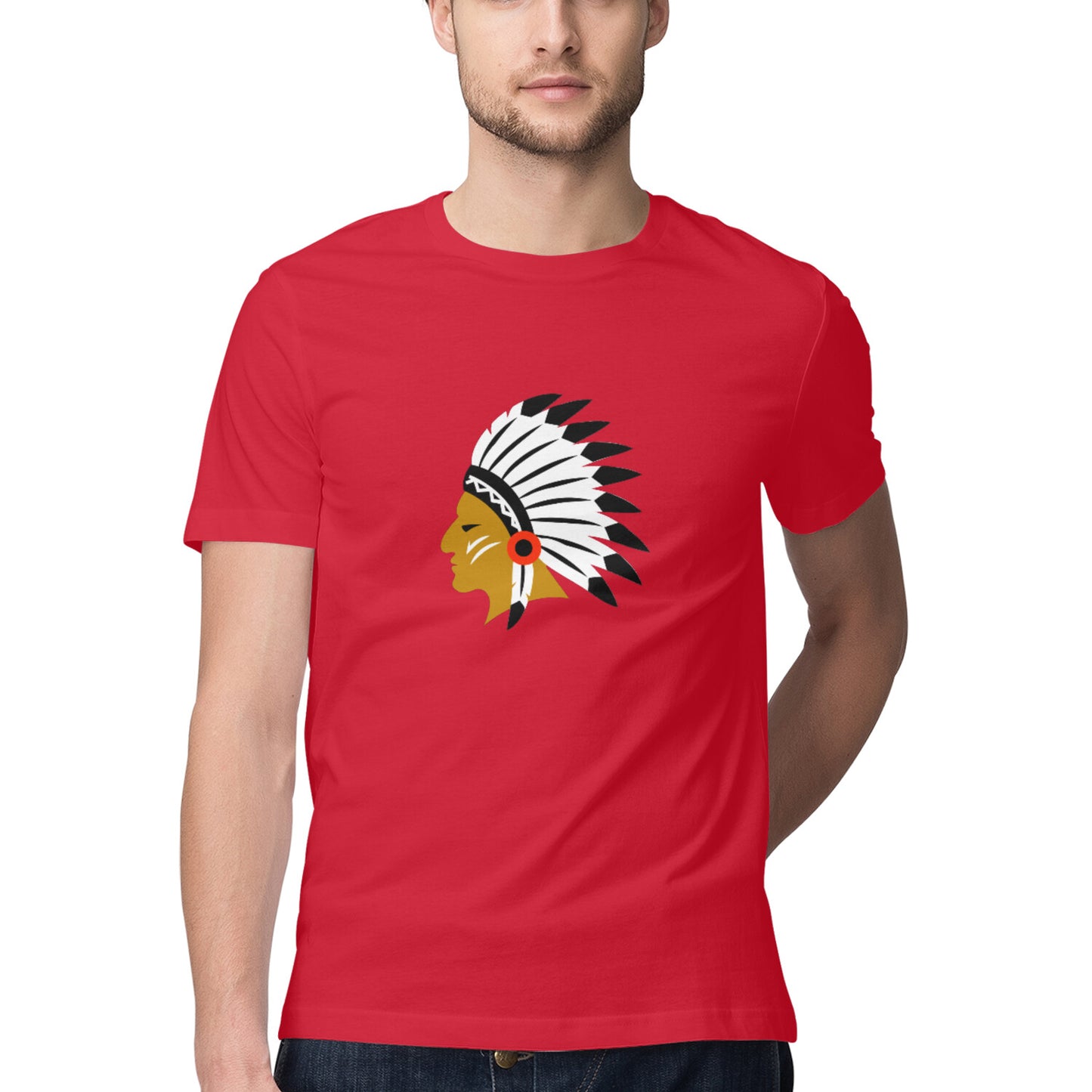 Red Indian' Men's tee