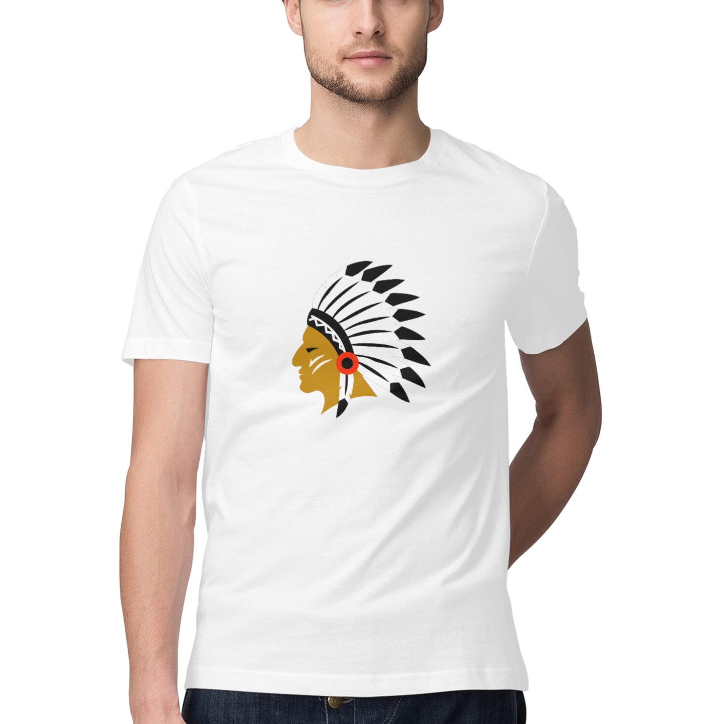 Red Indian' Men's tee