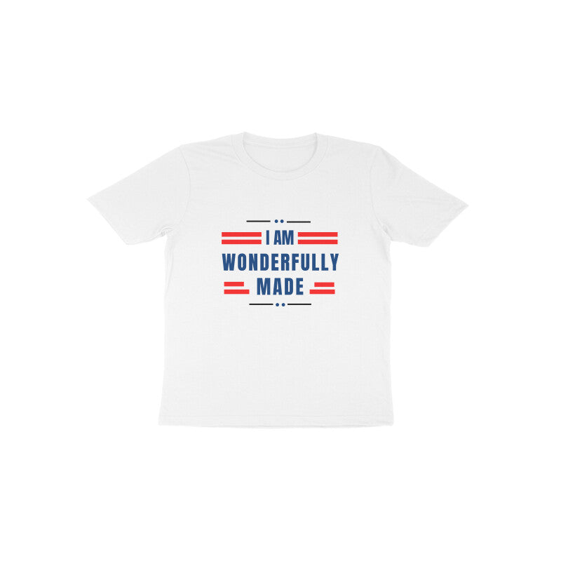 Wonderfully made' Toddlers tee