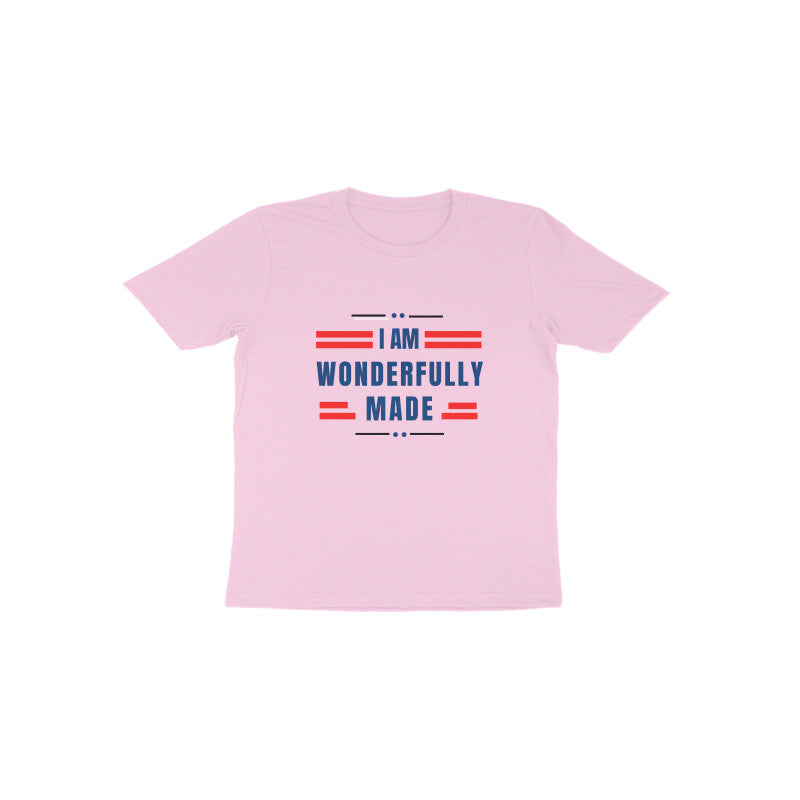 Wonderfully made' Toddlers tee