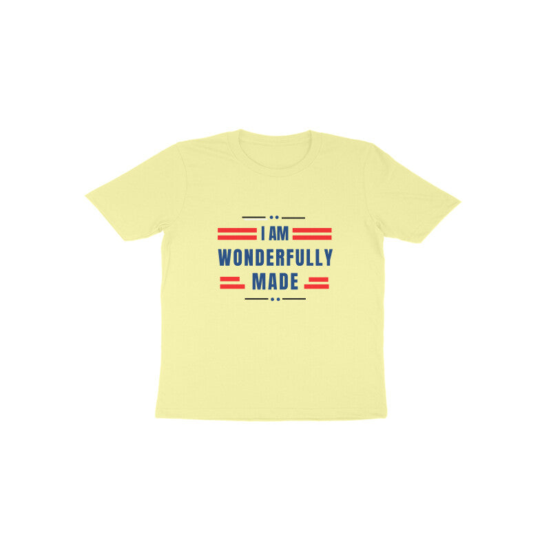 Wonderfully made' Toddlers tee