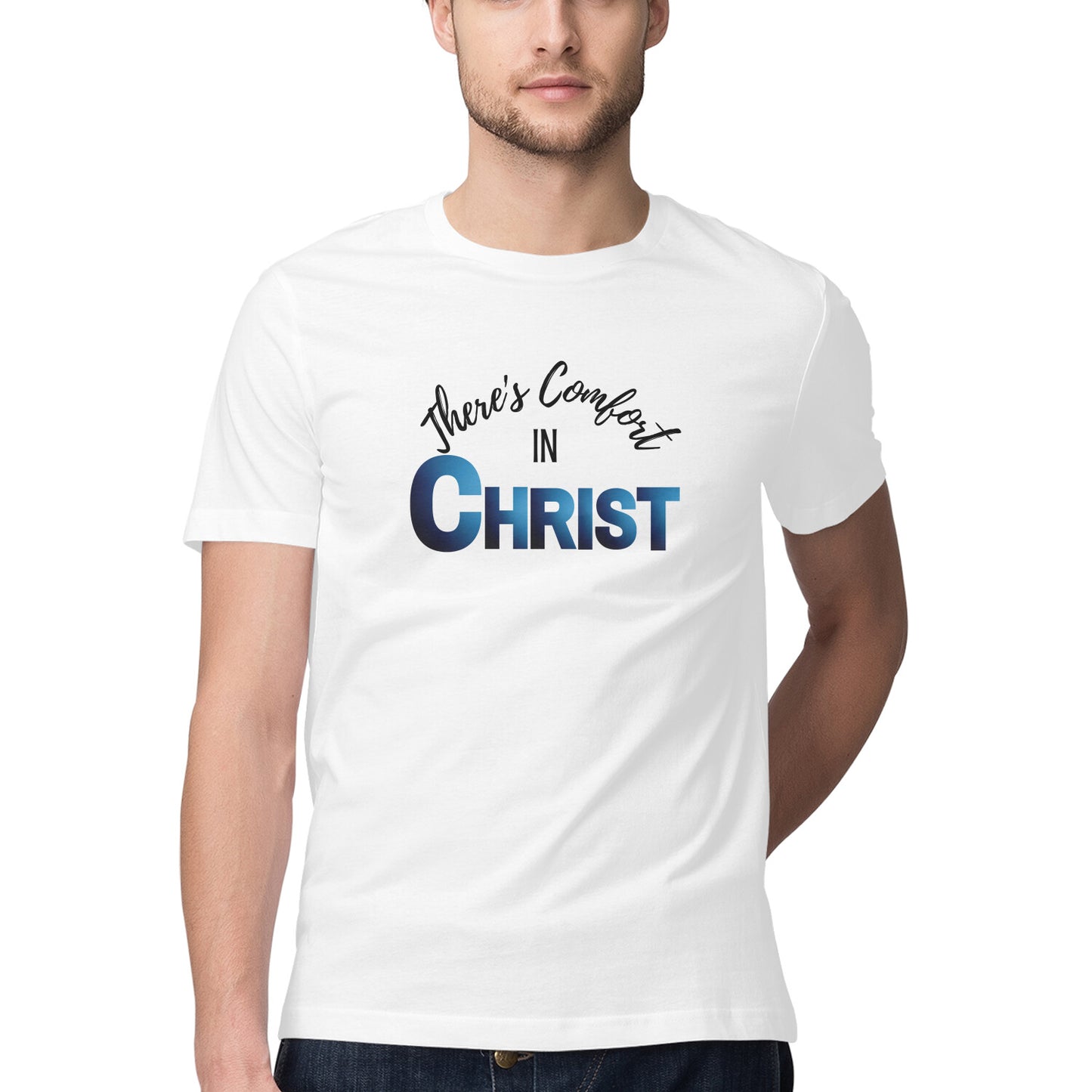 Comfort in Christ' Men's tee