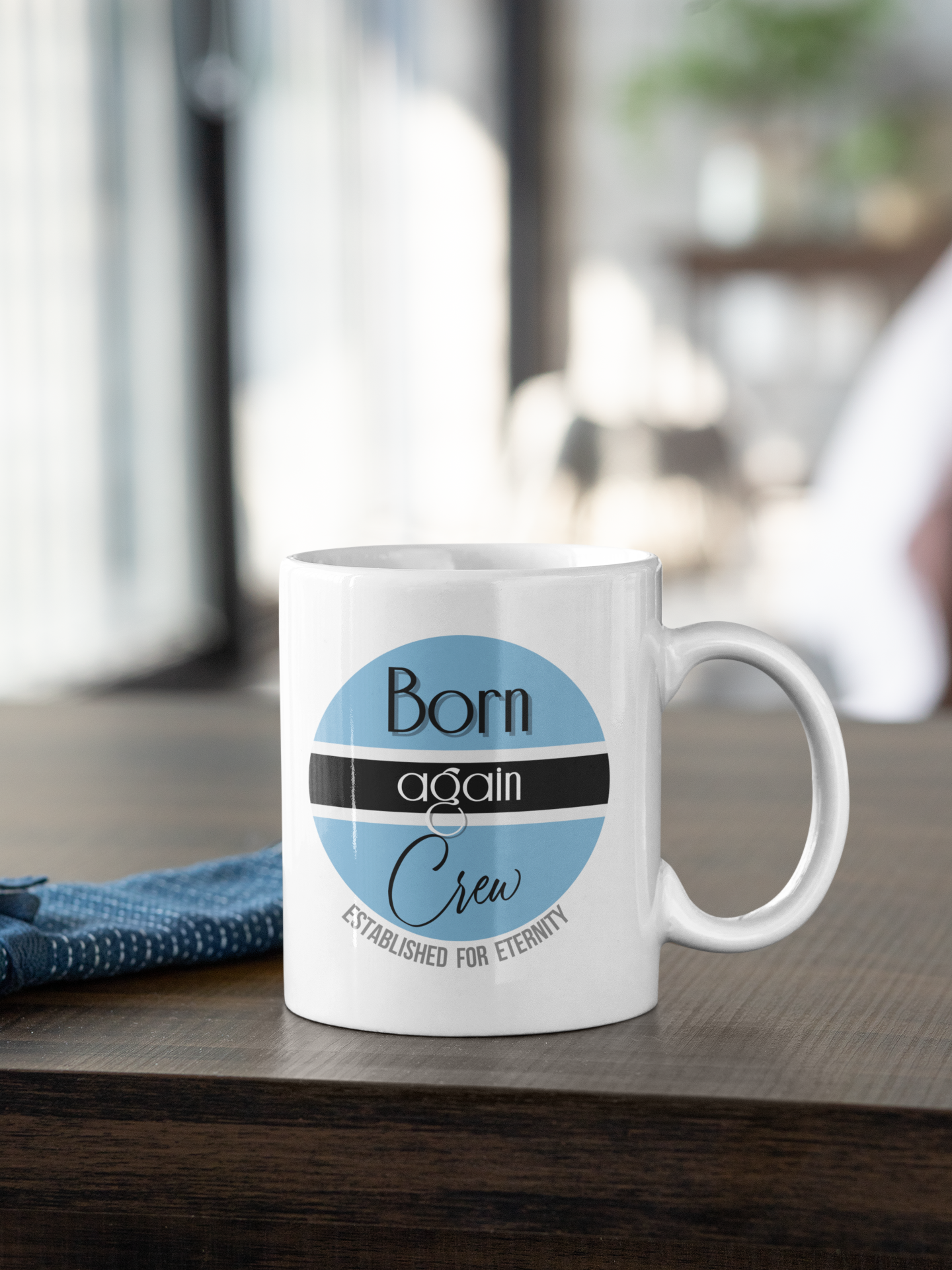 Born-again crew coffee mug