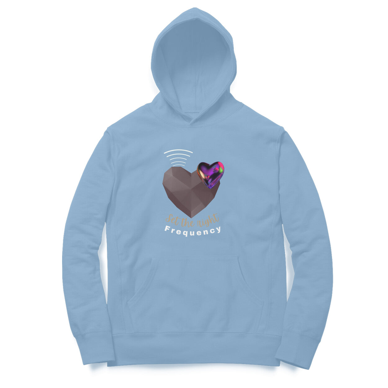 The right frequency heart- Hoodie