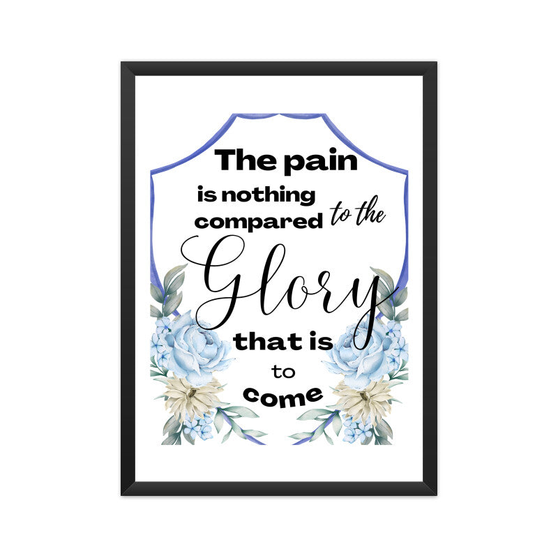 The glory is to come' poster