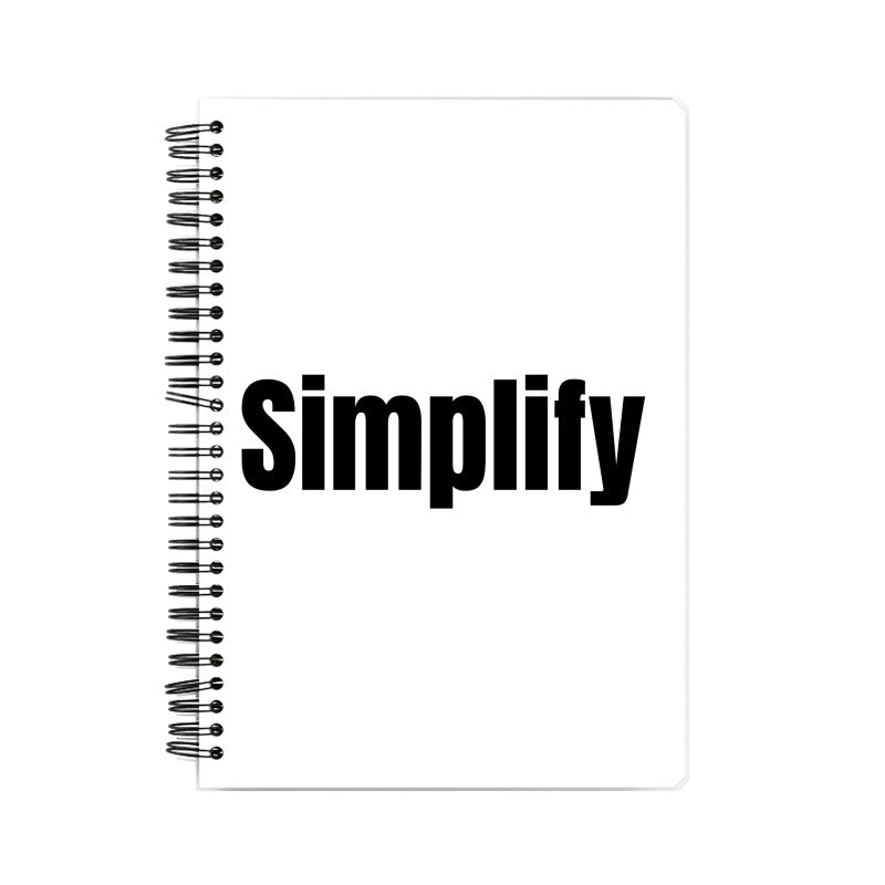 Simplify notebook